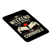  Bean Bag Toss Game Player Long Sleeve  マグネット (右側)