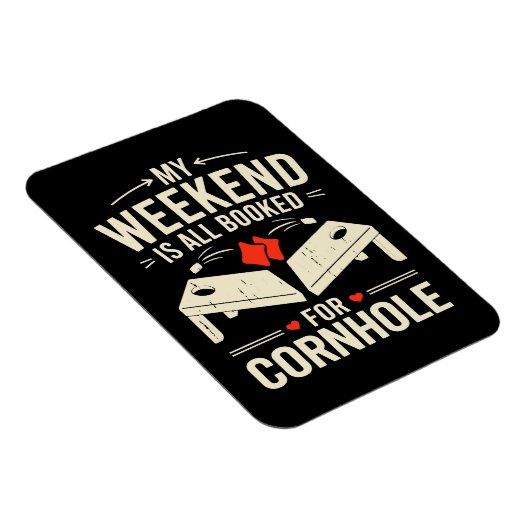  Bean Bag Toss Game Player Long Sleeve  マグネット (右側)