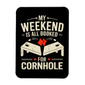  Bean Bag Toss Game Player Long Sleeve  マグネット (縦)