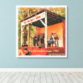 Bean Blossom Canvas, 1985 キャンバスプリント (インサイチュ (ウッドフロア))