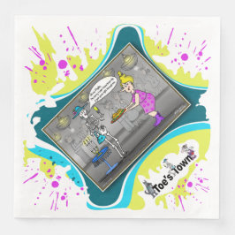 Bean Dip | Birthday Dinner Napkin