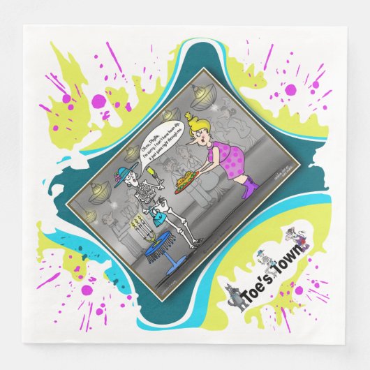 Bean Dip | Birthday Dinner Napkin (正面)