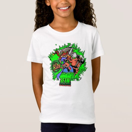 BEAN! Heroes Girl's T-Shirt Tシャツ (正面)