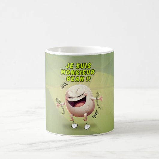 Bean le haricot blanc コーヒーマグカップ (中央)