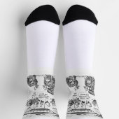 Bean me up Charleston Mercury socks ソックス (上部)