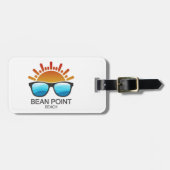 Bean Point Beach Florida Sunglasses ラゲッジタグ (正面横)