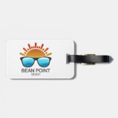 Bean Point Beach Florida Sunglasses ラゲッジタグ (裏面横)