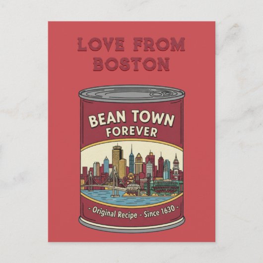 Bean Town Forever Boston ポストカード (正面)