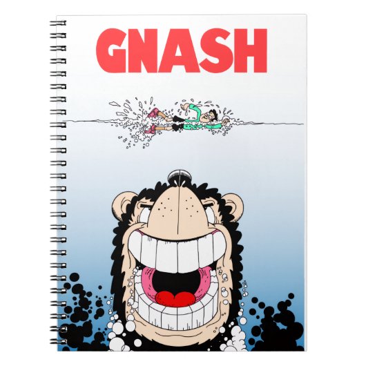 Beano Gnasher "Jaws"パロディーノート📓 ノートブック (正面)