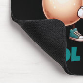 Beansおもしろい衣服キャップとスニーカー マウスパッド (コーナー)