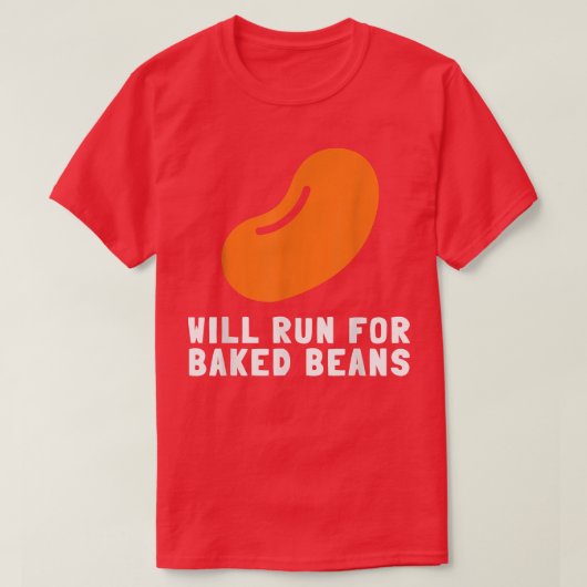 Beans焼いた缶詰Beansとベジタリアンビーガン207 Tシャツ (デザイン正面)