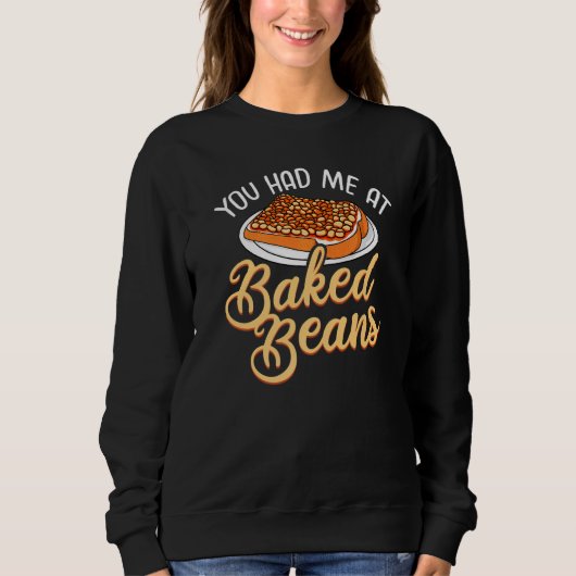 Beans 焼いたの缶詰Beans スウェットシャツ (正面)