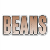 Beans、Beans愛好家 シール (正面)