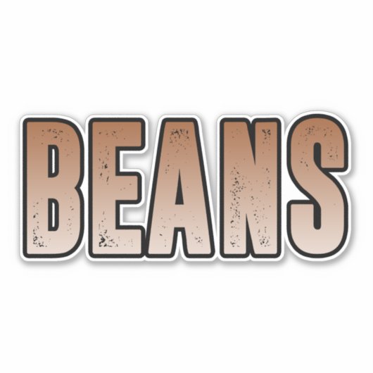 Beans、Beans愛好家 シール (正面)