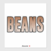 Beans、Beans愛好家 シール (シート)