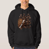 Beans Coffee Men’s Hoodie | Coffee Beans Graphic パーカ (正面)