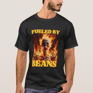Beans Cringe懸命おもしろいスケルトンミームFl Tシャツ