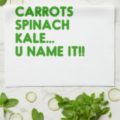 Beans GreensジャガイモU名前Itビーガン感謝祭 キッチンタオル (折り畳み)