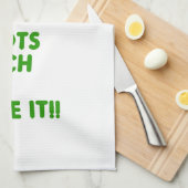 Beans GreensジャガイモU名前Itビーガン感謝祭 キッチンタオル (四つ折り)