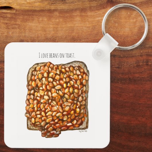 Beans on Toast キーホルダー (裏面)