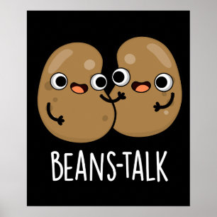 Beans Talkベギおもしろいー豆プンダークBG ポスター
