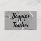 Beantownのバグパイプ 名刺 (正面)