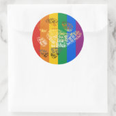 BEARプライド-.png ラウンドシール (バッグ)