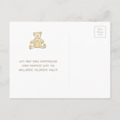 Bearベビー発表 案内ポストカード (裏面)