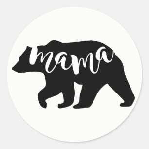Bearママ ラウンドシール