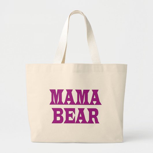 Bearママ ラージトートバッグ (正面)