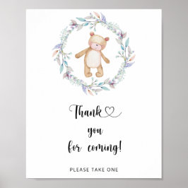 Bear \ お越しいただきありがとうございます ポスター