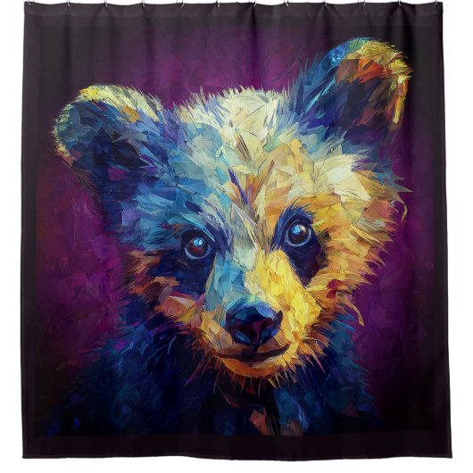 Bear シャワーカーテン (正面)