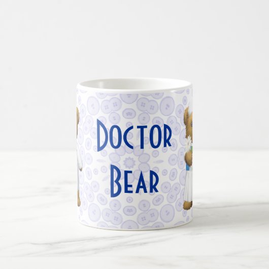 Bear -テディー・ベア博士 コーヒーマグカップ (中央)