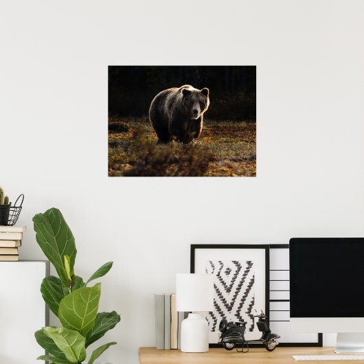Bear ポスター (ホームオフィス)