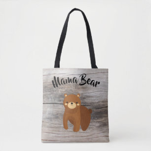 Bear -大家族のお母さんのギフトママ トートバッグ