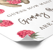 BEAR – 瓶に入っているグミベアの数 ポスター (角)