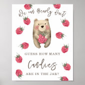 BEAR – 瓶の中にキャンディーが何個入っているか ポスター (正面)