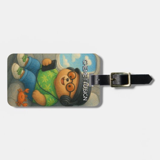 Bear 02 Kids ラゲッジタグ (正面横)