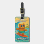 Bear 04 Kids ラゲッジタグ (正面縦)