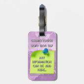 Bear 04 Kids ラゲッジタグ (裏面縦)