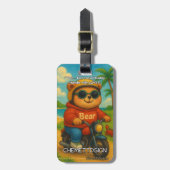 Bear 05 Kids ラゲッジタグ (正面縦)