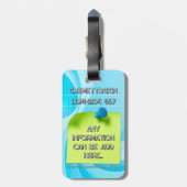 Bear 05 Kids ラゲッジタグ (裏面縦)