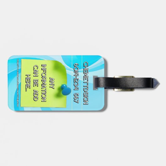 Bear 05 Kids  ラゲッジタグ (裏面横)