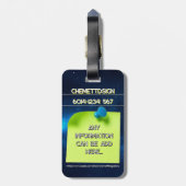 Bear 07 Kids ラゲッジタグ (裏面縦)