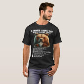 Bear 3 Things I Don’t Like When Talking To Me  Tシャツ (正面フル)