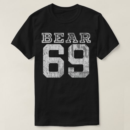 Bear 69 for Fur Bearsフレンドリーデザイン Tシャツ (デザイン正面)