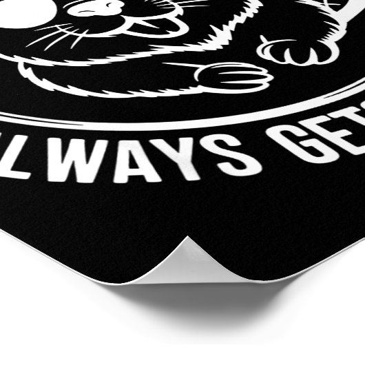 Bear A Clean Beaver Always Gets More Wood  ポスター (角)