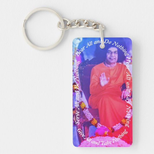 Bear all Porte-clé en acrylique - Grand 1Face キーホルダー (正面)