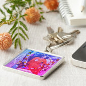 Bear all Porte-Clés Carré premium Grand - キーホルダー (側面)