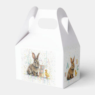 Bear and Bunny Favor Box フェイバーボックス